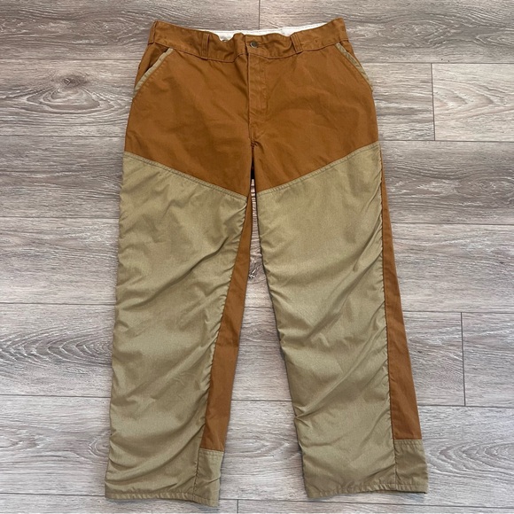 Vintage L.L. Bean Hunting Pants Canvas Brown - Picture 1 of 12